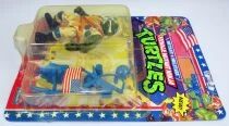 TMNT Tortues Ninja - 1991 - Mutant Military - Lieutenant Leo - Playmates Toys