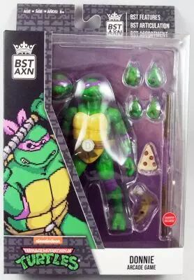 TMNT Tortues Ninja - BST AXN - Figurine 13cm Donatello \ Donnie Arcade Game\ 