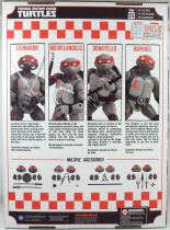 TMNT Tortues Ninja - BST AXN - Pizza 4-pack Figurines 13cm Battle-Damaged Michelangelo, Leonardo, Raphael, Donatello