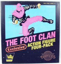 TMNT Tortues Ninja - BST AXN - The Foot Clan 4-pack - Figurines 13cm Foot Soldiers
