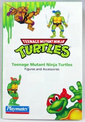 TMNT Tortues Ninja - Catalogue checklist d�pliant Playmates Toys USA 1993 (v.3)
