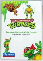 TMNT Tortues Ninja - Catalogue checklist d&eacute;pliant Playmates Toys USA 1993 (v.3)
