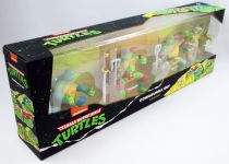 TMNT Tortues Ninja - Comansi - Cowabunga Set de 4 figurines PVC : Leo, Raph, Mike, Don (Série TV 1987)