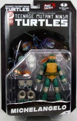 TMNT Tortues Ninja - McFarlane Toys - Figurine Page Punchers - Michelangelo