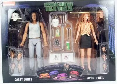 TMNT Tortues Ninja - NECA - 1990 Movie Casey Jones & April O\'Neil