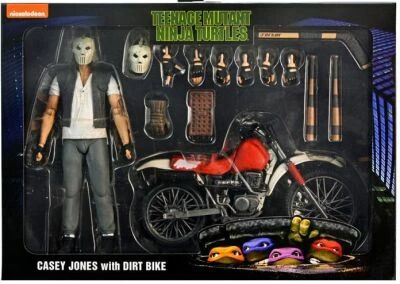 TMNT Tortues Ninja - NECA - 1990 Movie Casey Jones with Dirt Bike