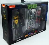 TMNT Tortues Ninja - NECA - 1990 Movie Leonardo & Shredder \ Roof Top Battle\ 