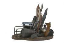 TMNT Tortues Ninja - NECA - 1991 Movie Shredder\'s Throne \ The Secret of the Ooze\ 