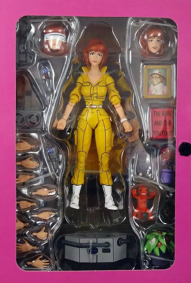 Costume April O'Neil Tortues Ninja Rubies Pour Femme | Combinaison Officielle Avec Ceinture | Taille S (36-39) | Pour Halloween, Cosplay