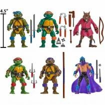 TMNT Tortues Ninja - Playmates - 1988 Remastered 6-pack : Leo, Raph, Mike, Don, Splinter, Shredder