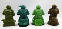 TMNT Tortues Ninja - Set de 4 figurines Container à bonbons - Topps Mirage Studios 1990