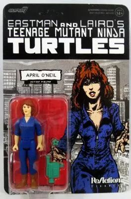 TMNT Tortues Ninja - Super7 ReAction Figures - April O\'Neil \ Mirage Studios Comics\ 