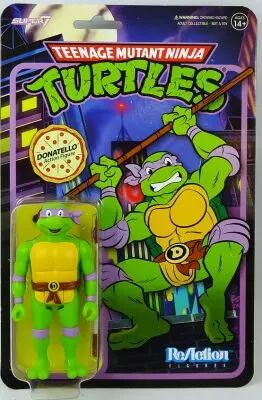 TMNT Tortues Ninja - Super7 ReAction Figures - Donatello \ cartoon version\ 