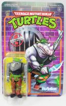 TMNT Tortues Ninja - Super7 ReAction Figures - Rocksteady