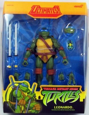TMNT Tortues Ninja - Super7 Ultimates Figures - Leonardo \ 2003 TV Series\ 