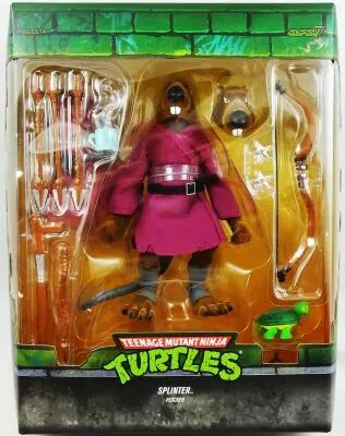 TMNT Tortues Ninja - Super7 Ultimates Figures - Splinter \ Flocked\ 