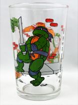 TMNT Tortues Ninja - Verre à moutarde Amora 1990 - Leo & Mikey vs. Bebop & Rocksteady