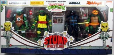 TMNT Tortues Ninja (Archie Comics) - NECA - Stump Wrestling Turtles 4-pack