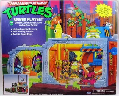 TMNT Tortues Ninja (Classic Mutants) - Playmates - Secret Sewer Playset