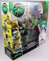 TMNT Tortues Ninja (Classic Mutants) - Playmates - Sewer Heroes Military Mutant 4-pack w/ Parachute
