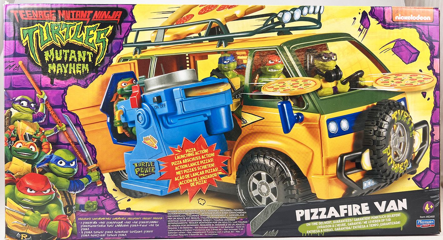 TMNT Tortues Ninja: Mutant Mayhem Movie - Playmates - Pizzafire Van