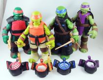 TMNT Tortues Ninja (Nickelodeon 2012) - 10\  Dojo Turtles Set of 4 (loose) : Leonado, Raphael, Donatello, Michelangelo