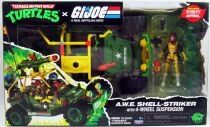TMNT Tortues Ninja X G.I.Joe - Playmates - A.W.E. Shell-Striker & Scarlett April