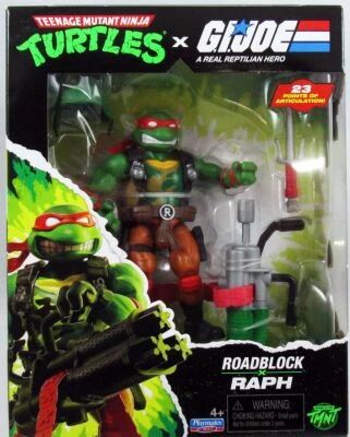 TMNT Tortues Ninja X G.I.Joe - Playmates - Roadblock Raph