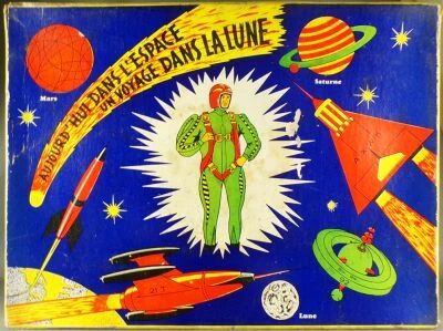 Today in Space: A Trip to the Moon - Board Game - Editions La Tour St Denis Philippe 60\'s Space Game