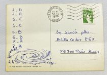 Tom & Jerry  - M.G.M. Postal Card (1973) #02