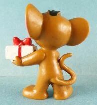 Tom & Jerry - Bully 1984 Pvc Figure - Jerry with Gift