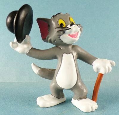 Tom & Jerry - Bully 1984 Pvc Figure - Tom with Hat