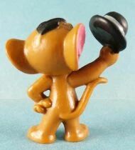 Tom & Jerry - Figurine Pvc Bully 1984 - Jerry Saluant avec Chapeau