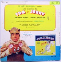 Tom & Jerry - Mini-LP Record-book - \ Tome Chat Policier contre Super-Jerry!\  - Le Petit Menestrel Ades 1978