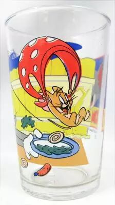 Tom & Jerry - Verre � Moutarde Amora 2002 - Le parachute