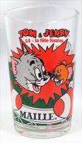 Tom & Jerry - Verre à Moutarde Maille 1989 - n°14 La fête foraine