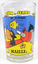 Tom & Jerry - Verre à Moutarde Maille 1989 - n°16 La plongée
