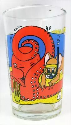 Tom & Jerry - Verre � Moutarde Maille 1989 - n�16 La plong�e