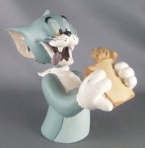 Tom et Jerry - Statuette Buste 13,5cm Démons & Merveilles - Tom mange Jerry