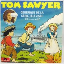 Tom Sawyer - Disque 45T - Générique Le Petit Monde de Tom Sawyer - Polydor 1982