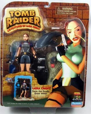 Tomb Raider - Playmates - Deep Sea : Lara Croft faces the Deadly Great White