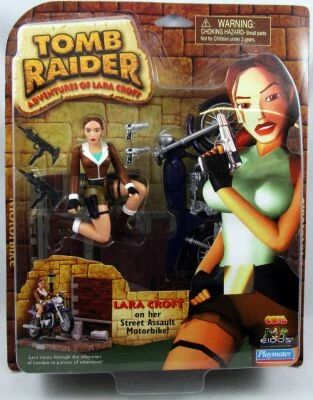 Tomb Raider - Playmates - Motorbike : Lara Croft on her Street Assault Motorbike