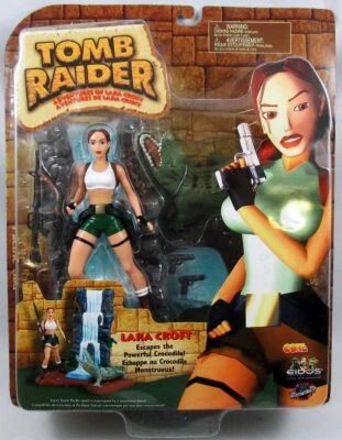 Tomb Raider - Playmates - Pacifique Sud : Lara Croft �chappe au Crocodile Monstrueux