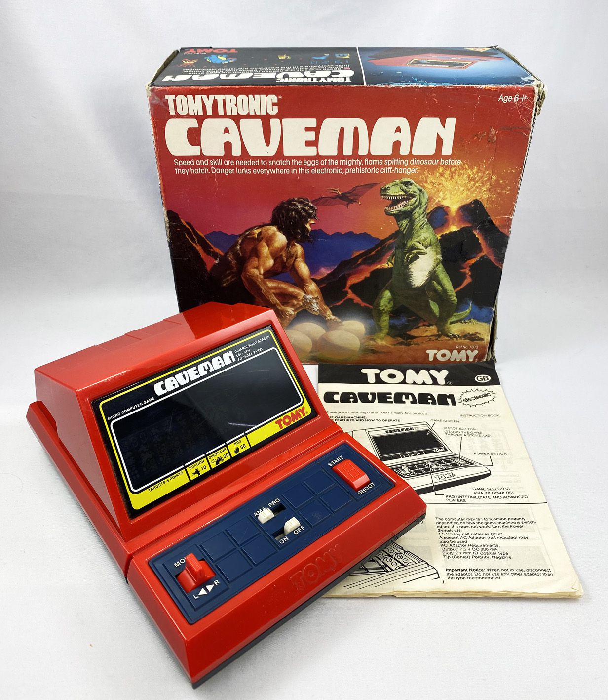 tomy caveman electronic game