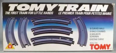Tomy Train 1301 - 6 Curved Tracks - Mint in Sealed Box
