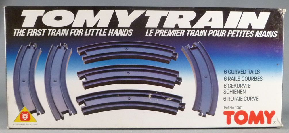 Tomy Train 1301 - 6 Rails Courbes - Neuf Boite Scellée