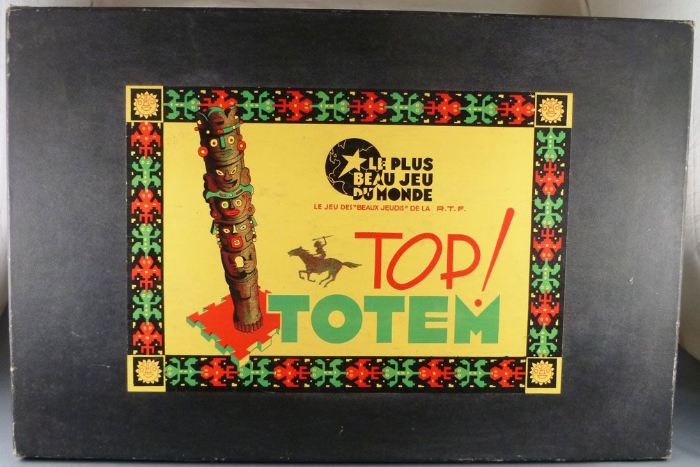 Top! Totem - Jeu de Société - RTF Poussy 1959 Neuf Boite