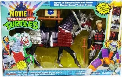 Tortues Ninja - 1992 - Movie III Samurai Evil War Horse avec Castle Guard