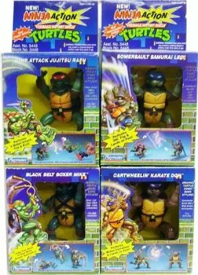 Tortues Ninja - 1993 - Ninja Action - Set des 4 Tortues
