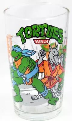 Tortues Ninja - Verre � moutarde Amora 1990 - L\'entrainement au dojo